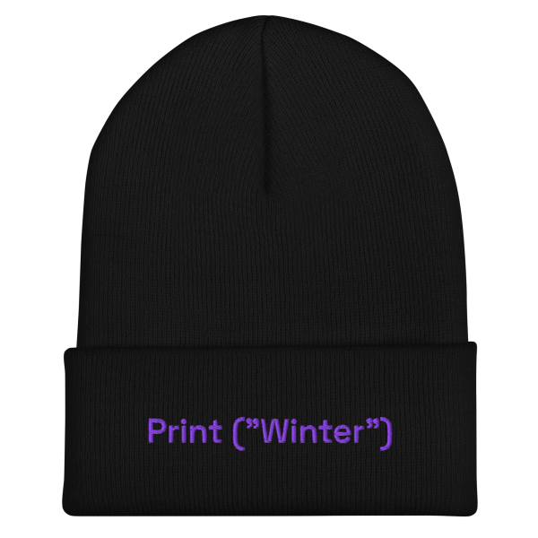 Gorro Print ("Winter") - Imagen 2